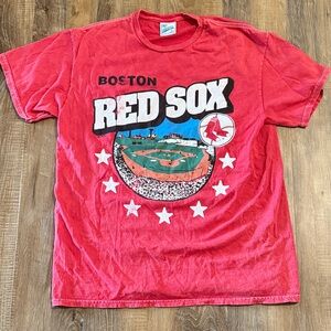 Red Boston Red Sox Graphic T-Shirt